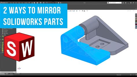 mirror sheet metal part solidworks|solidworks create mirrored part.